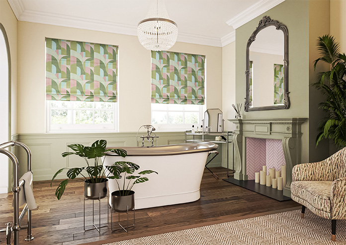 Varadero Velvet, Avocado - Roman Blind - Image 6